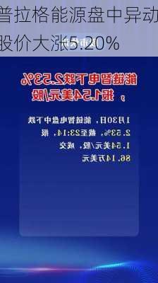 普拉格能源盘中异动 股价大涨5.20%-第2张图片-苏希特新能源