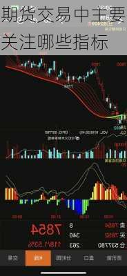 期货交易中主要关注哪些指标