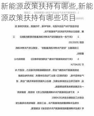 新能源政策扶持有哪些,新能源政策扶持有哪些项目-第1张图片-苏希特新能源