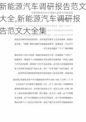 新能源汽车调研报告范文大全,新能源汽车调研报告范文大全集-第3张图片-苏希特新能源