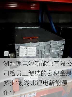 湖北锂电池新能源有限公司给员工缴纳的公积金是多少钱,湖北锂电新能源企业-第3张图片-苏希特新能源