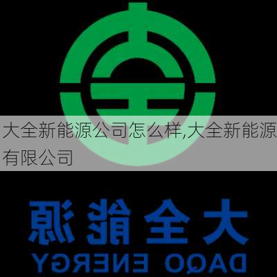 大全新能源公司怎么样,大全新能源有限公司-第1张图片-苏希特新能源