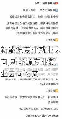 新能源专业就业去向,新能源专业就业去向论文-第3张图片-苏希特新能源