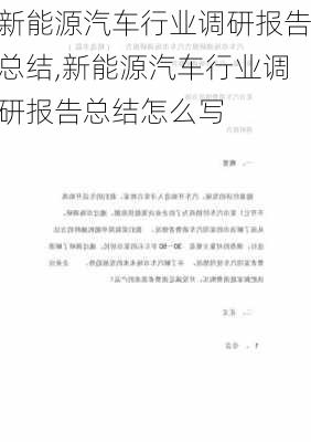 新能源汽车行业调研报告总结,新能源汽车行业调研报告总结怎么写-第2张图片-苏希特新能源