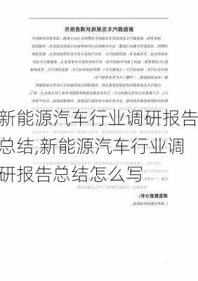 新能源汽车行业调研报告总结,新能源汽车行业调研报告总结怎么写-第3张图片-苏希特新能源