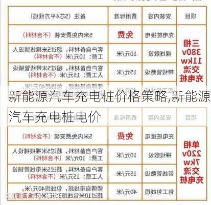 新能源汽车充电桩价格策略,新能源汽车充电桩电价-第2张图片-苏希特新能源