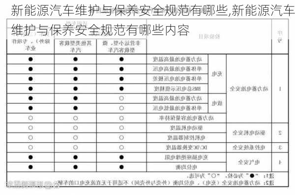 新能源汽车维护与保养安全规范有哪些,新能源汽车维护与保养安全规范有哪些内容-第1张图片-苏希特新能源