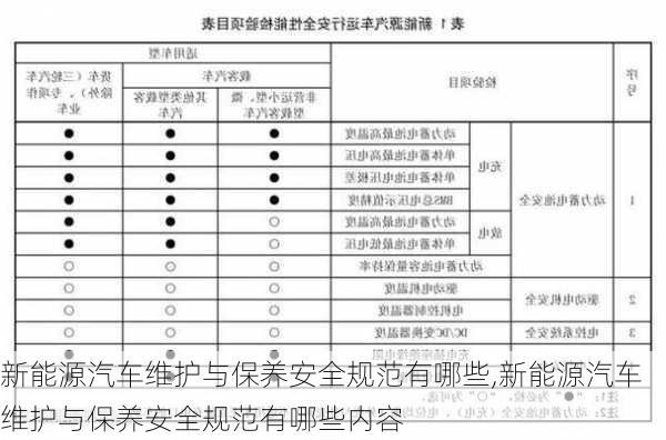 新能源汽车维护与保养安全规范有哪些,新能源汽车维护与保养安全规范有哪些内容-第2张图片-苏希特新能源