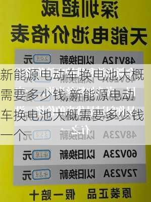 新能源电动车换电池大概需要多少钱,新能源电动车换电池大概需要多少钱一个-第1张图片-苏希特新能源