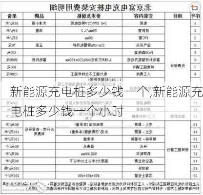 新能源充电桩多少钱一个,新能源充电桩多少钱一个小时-第3张图片-苏希特新能源