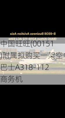 中国旺旺(00151)附属拟购买一架空中巴士A318-112商务机-第2张图片-苏希特新能源