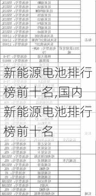 新能源电池排行榜前十名,国内新能源电池排行榜前十名-第2张图片-苏希特新能源