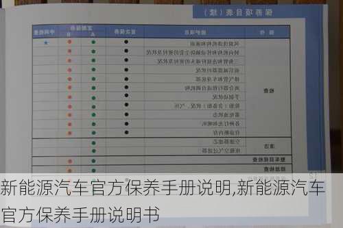 新能源汽车官方保养手册说明,新能源汽车官方保养手册说明书-第3张图片-苏希特新能源