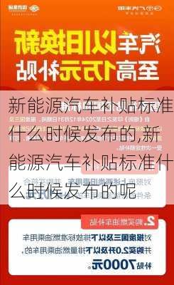 新能源汽车补贴标准什么时候发布的,新能源汽车补贴标准什么时候发布的呢-第3张图片-苏希特新能源