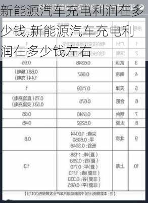 新能源汽车充电利润在多少钱,新能源汽车充电利润在多少钱左右-第1张图片-苏希特新能源