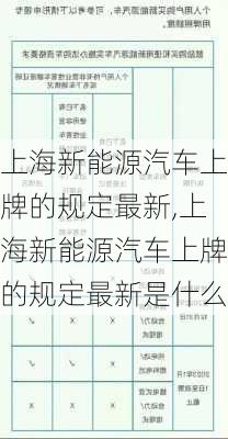 上海新能源汽车上牌的规定最新,上海新能源汽车上牌的规定最新是什么-第3张图片-苏希特新能源