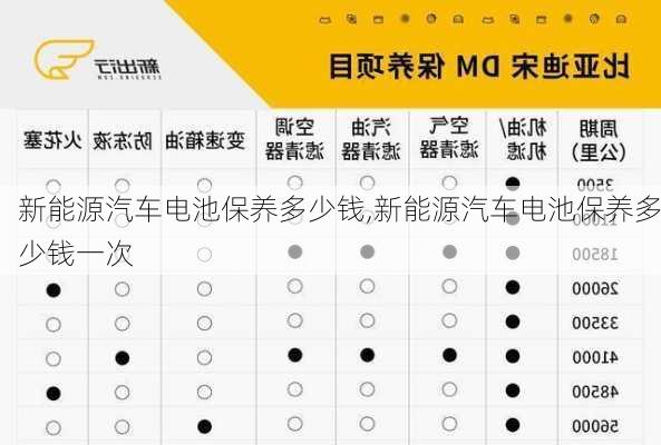 新能源汽车电池保养多少钱,新能源汽车电池保养多少钱一次-第3张图片-苏希特新能源