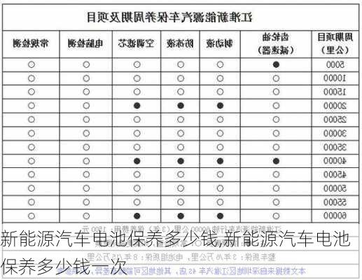 新能源汽车电池保养多少钱,新能源汽车电池保养多少钱一次-第2张图片-苏希特新能源