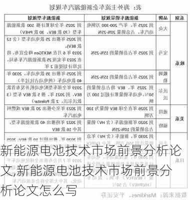 新能源电池技术市场前景分析论文,新能源电池技术市场前景分析论文怎么写-第2张图片-苏希特新能源