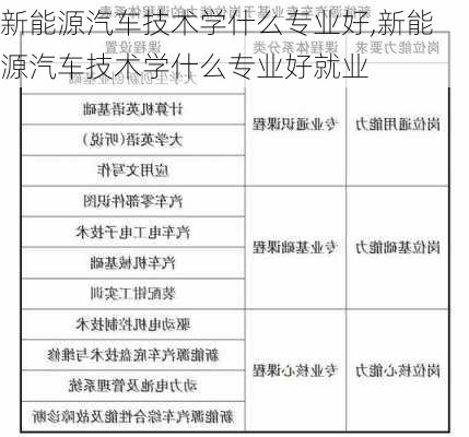 新能源汽车技术学什么专业好,新能源汽车技术学什么专业好就业-第3张图片-苏希特新能源