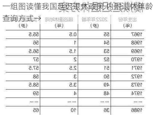 一组图读懂我国延迟退休政策 内附退休年龄查询方式→-第2张图片-苏希特新能源