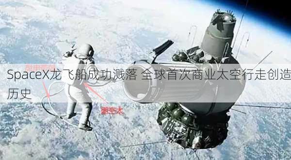 SpaceX龙飞船成功溅落 全球首次商业太空行走创造历史-第2张图片-苏希特新能源