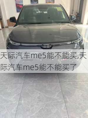 天际汽车me5能不能买,天际汽车me5能不能买了-第2张图片-苏希特新能源