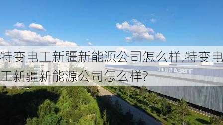 特变电工新疆新能源公司怎么样,特变电工新疆新能源公司怎么样?-第2张图片-苏希特新能源