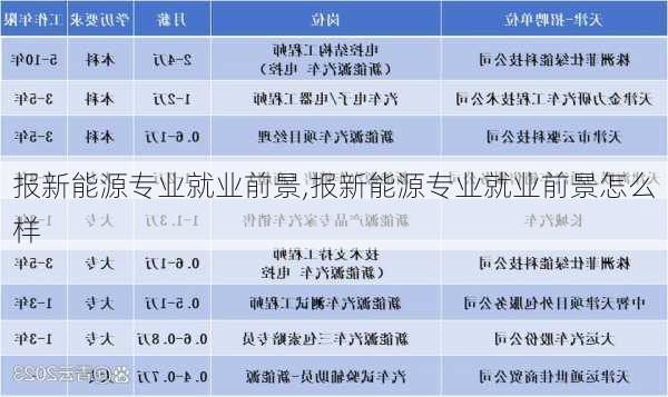 报新能源专业就业前景,报新能源专业就业前景怎么样-第3张图片-苏希特新能源