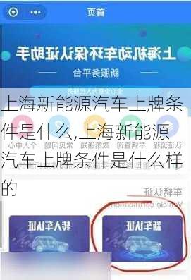 上海新能源汽车上牌条件是什么,上海新能源汽车上牌条件是什么样的-第3张图片-苏希特新能源