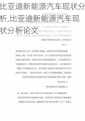 比亚迪新能源汽车现状分析,比亚迪新能源汽车现状分析论文-第3张图片-苏希特新能源