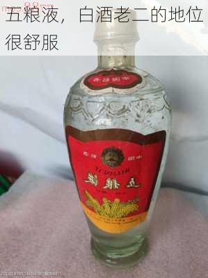 五粮液，白酒老二的地位很舒服