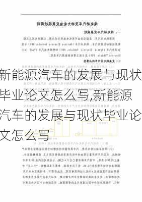 新能源汽车的发展与现状毕业论文怎么写,新能源汽车的发展与现状毕业论文怎么写-第2张图片-苏希特新能源