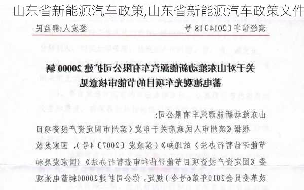 山东省新能源汽车政策,山东省新能源汽车政策文件-第1张图片-苏希特新能源