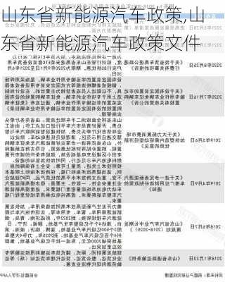 山东省新能源汽车政策,山东省新能源汽车政策文件-第2张图片-苏希特新能源