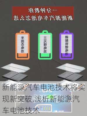 新能源汽车电池技术将实现新突破,浅析新能源汽车电池技术-第3张图片-苏希特新能源