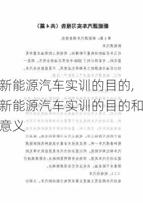 新能源汽车实训的目的,新能源汽车实训的目的和意义-第2张图片-苏希特新能源