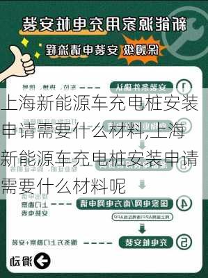 上海新能源车充电桩安装申请需要什么材料,上海新能源车充电桩安装申请需要什么材料呢