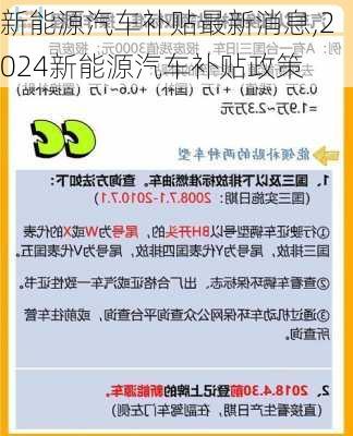 新能源汽车补贴最新消息,2024新能源汽车补贴政策-第3张图片-苏希特新能源