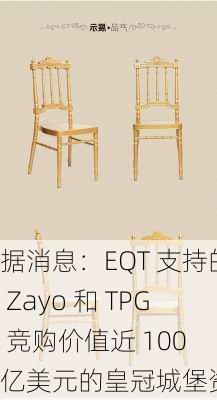 据消息：EQT 支持的 Zayo 和 TPG 竞购价值近 100 亿美元的皇冠城堡资产-第2张图片-苏希特新能源