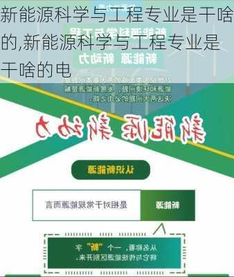 新能源科学与工程专业是干啥的,新能源科学与工程专业是干啥的电-第2张图片-苏希特新能源