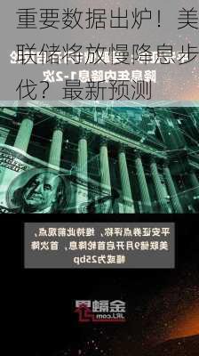 重要数据出炉！美联储将放慢降息步伐？最新预测-第3张图片-苏希特新能源