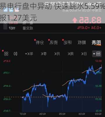 易电行盘中异动 快速跳水5.59%报1.27美元-第2张图片-苏希特新能源