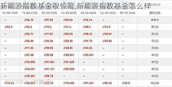 新能源指数基金很惊险,新能源指数基金怎么样-第2张图片-苏希特新能源