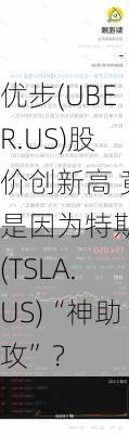 优步(UBER.US)股价创新高 竟是因为特斯拉(TSLA.US)“神助攻”？-第2张图片-苏希特新能源