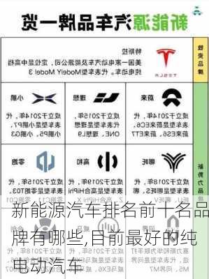 新能源汽车排名前十名品牌有哪些,目前最好的纯电动汽车-第1张图片-苏希特新能源