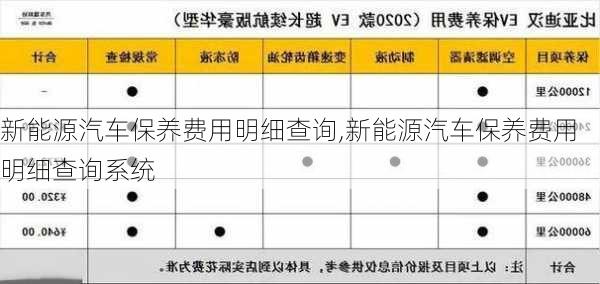 新能源汽车保养费用明细查询,新能源汽车保养费用明细查询系统-第2张图片-苏希特新能源