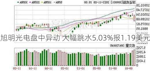 旭明光电盘中异动 大幅跳水5.03%报1.19美元-第1张图片-苏希特新能源