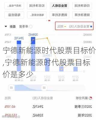 宁德新能源时代股票目标价,宁德新能源时代股票目标价是多少