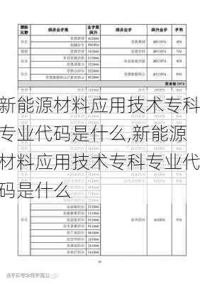 新能源材料应用技术专科专业代码是什么,新能源材料应用技术专科专业代码是什么-第2张图片-苏希特新能源